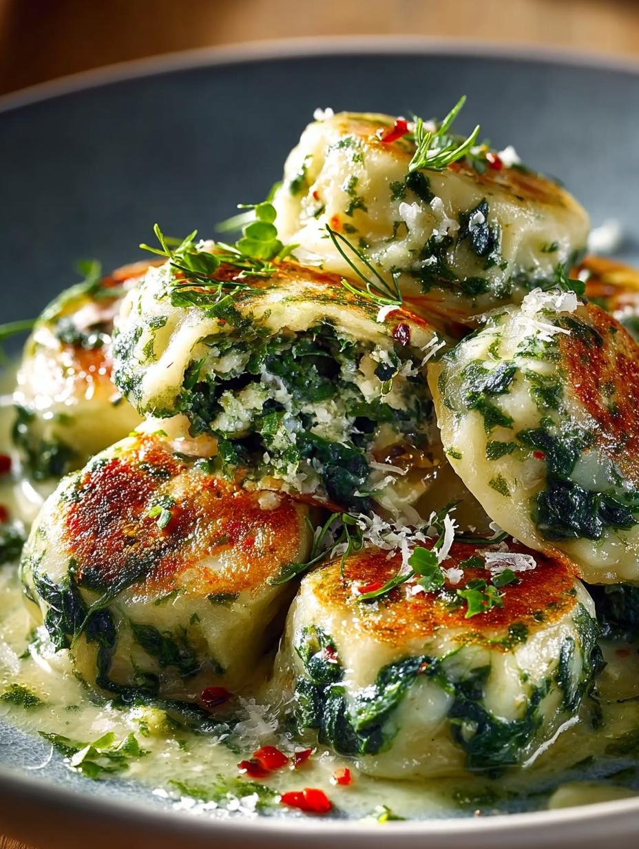 Sudtiroler Spinach Dumplings with