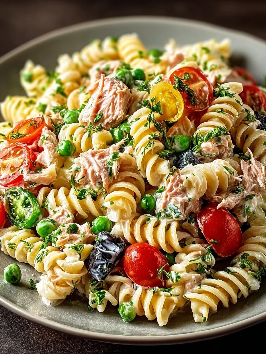 Tuna Pasta Salad For