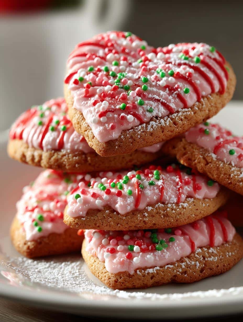 Delicious Valentine Strawberry Cookies for Sweethearts - Valentine Strawberry Cookies - additional detail