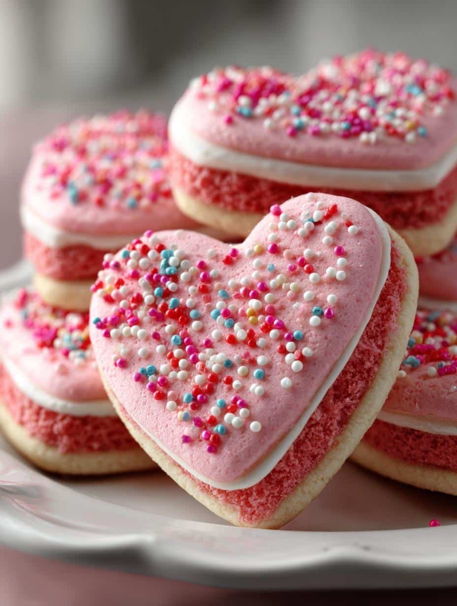 Valentine Strawberry Cookies