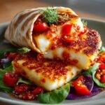Vegetarian Sweet Chili Halloumi