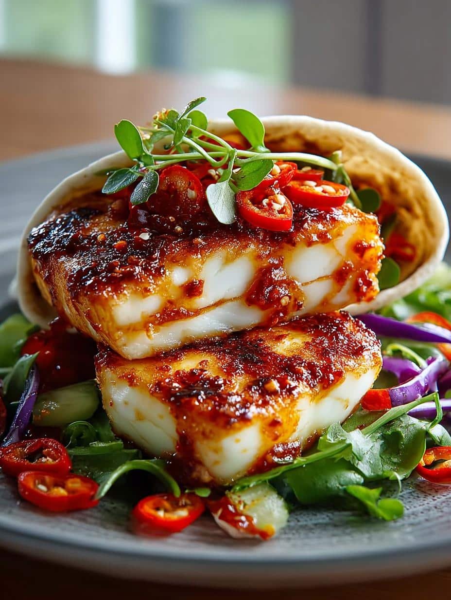 Vegetarian Sweet Chili Halloumi Wrap: A Flavorful Delight - Vegetarian Sweet Chili Halloumi - additional detail