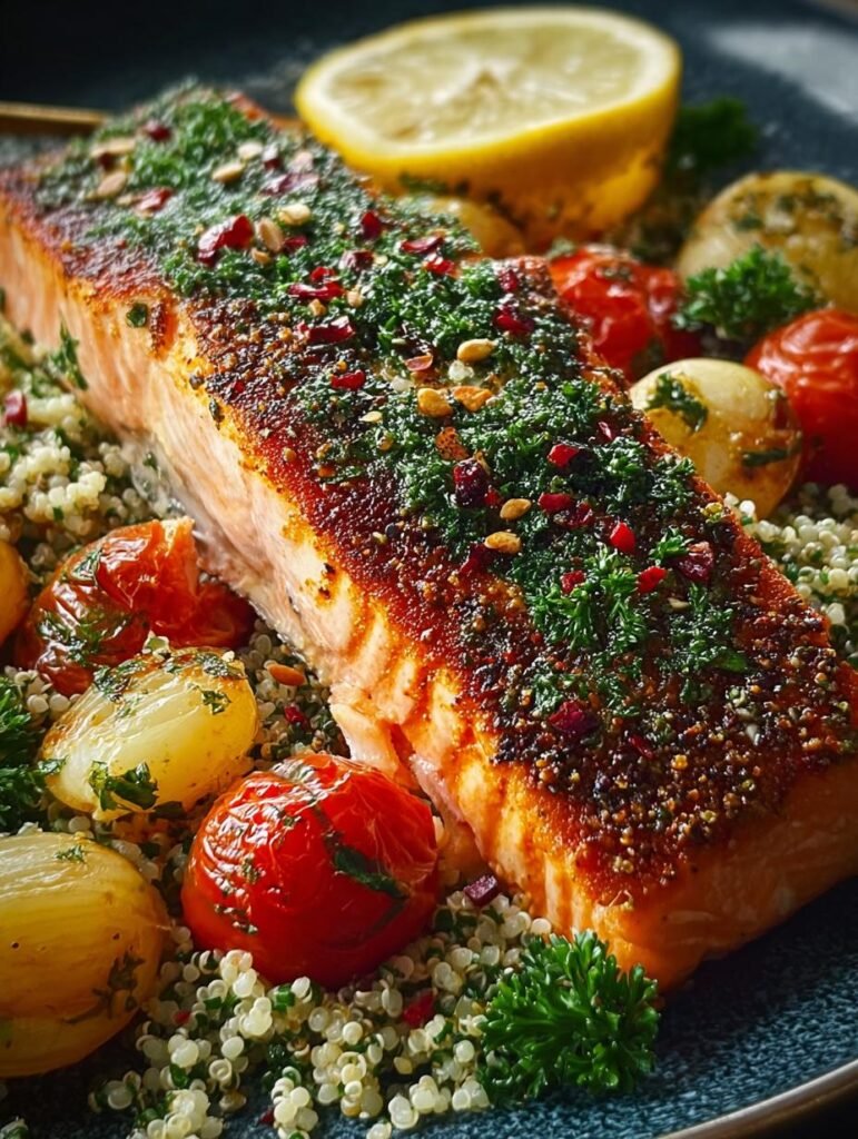 Zaatar Garlic Salmon