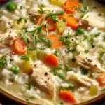 Crack Chicken Rice Soup