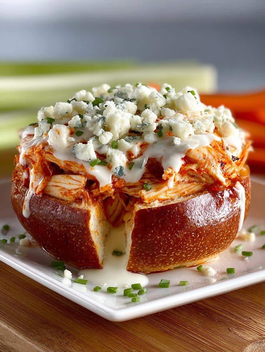 Buffalo Chicken Blue Cheese Slaw Burgers: 6 Tasty Steps - Buffalo Chicken Blue Cheese - main visual representation