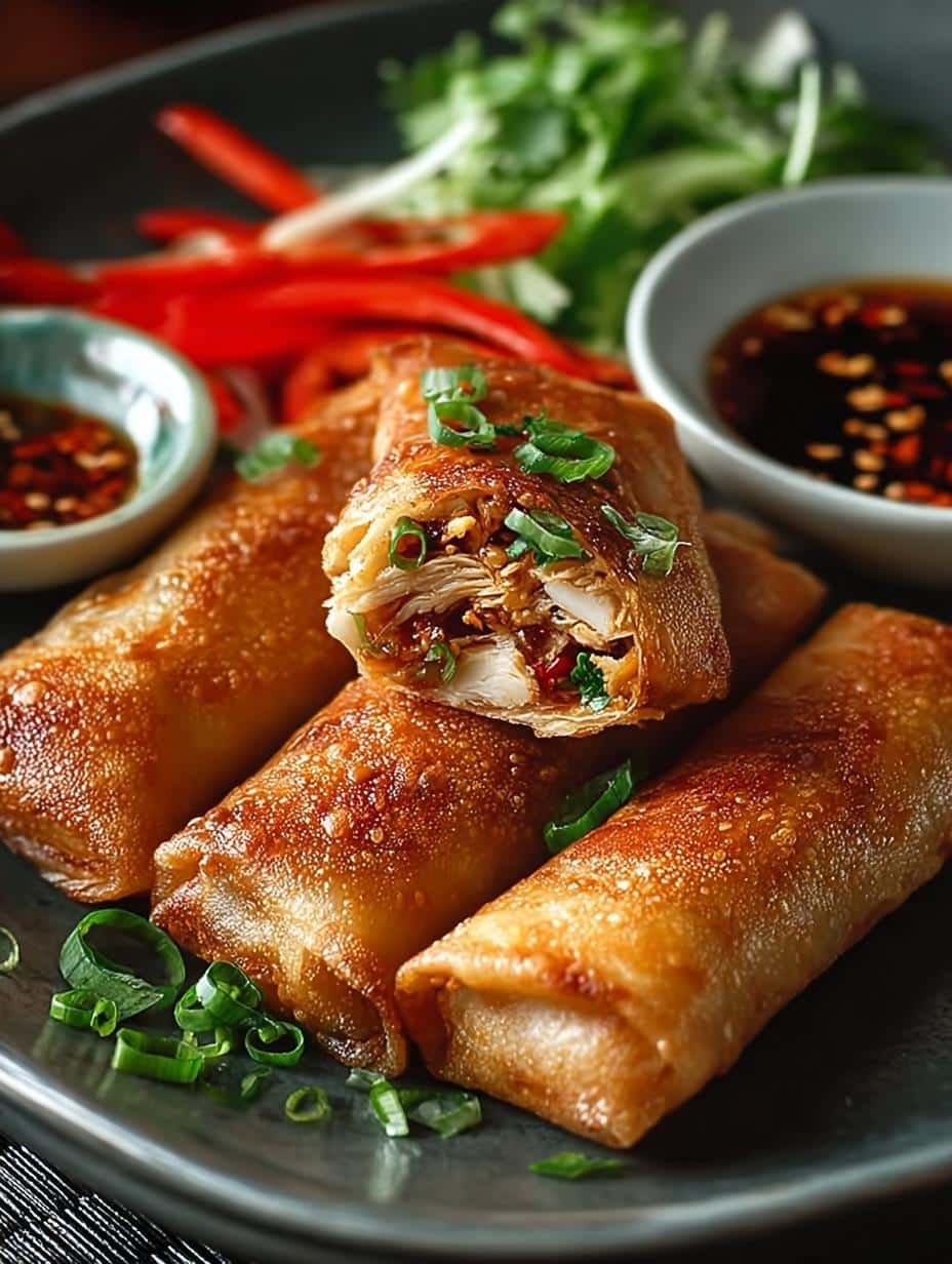 Crispy Cantonese Chicken Egg Roll Recipe for Everyone 3 Crispy Cantonese Chicken Egg Roll Recipe for Everyone - Cantonese Chicken Egg Roll - additional detail