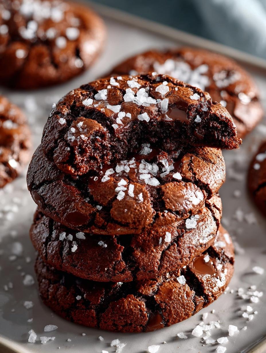 Chewy Salted Brownie Cookies: 5 Irresistible Secrets - Chewy Salted Brownie Cookies - main visual representation