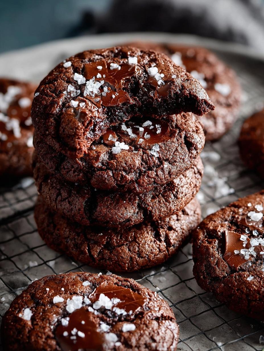 Chewy Salted Brownie Cookies: 5 Irresistible Secrets - Chewy Salted Brownie Cookies - additional detail