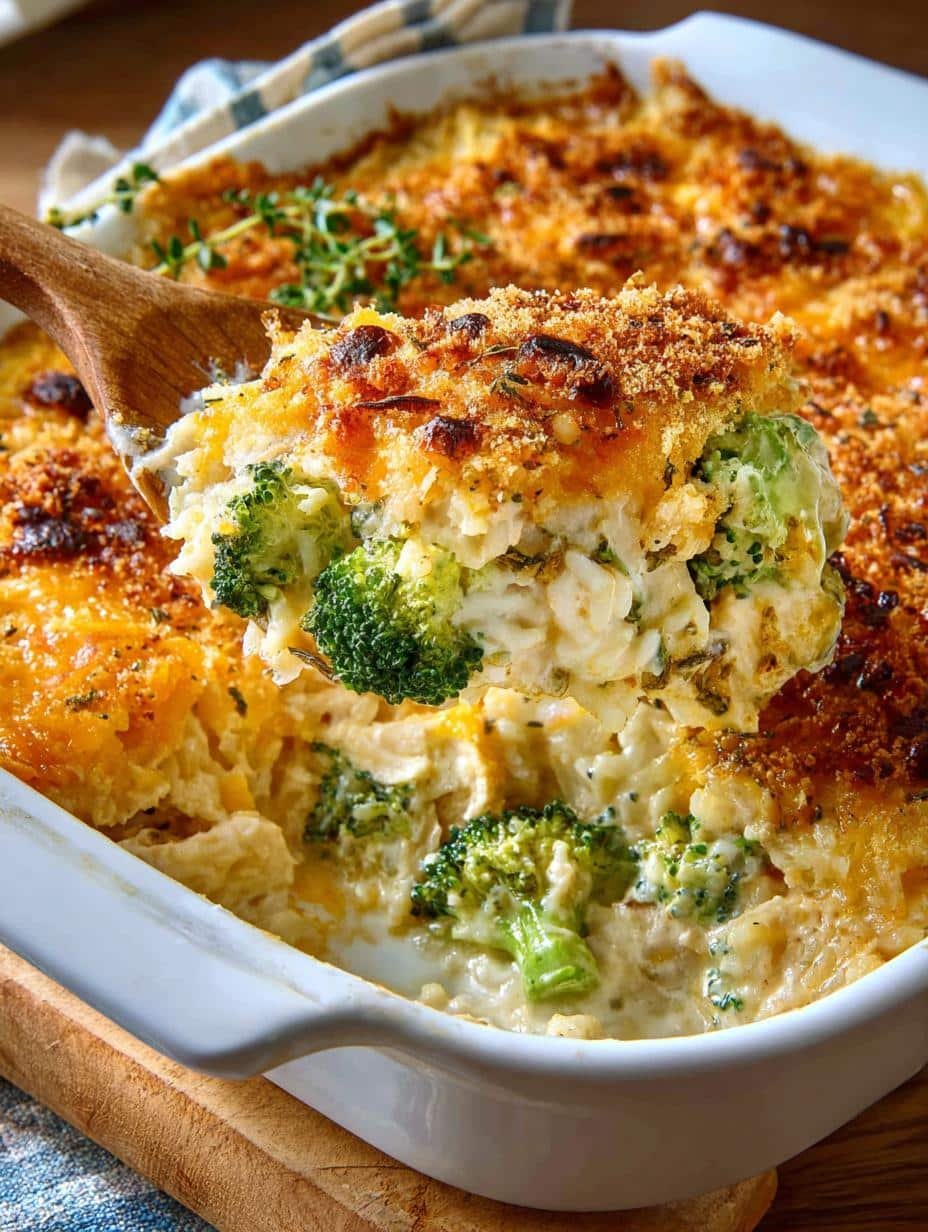 Chicken Broccoli Rice Casserole: 7 Cheesy Comfort Tips 1 Chicken Broccoli Rice Casserole