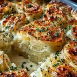 Creamy Garlic Parmesan Cabbage