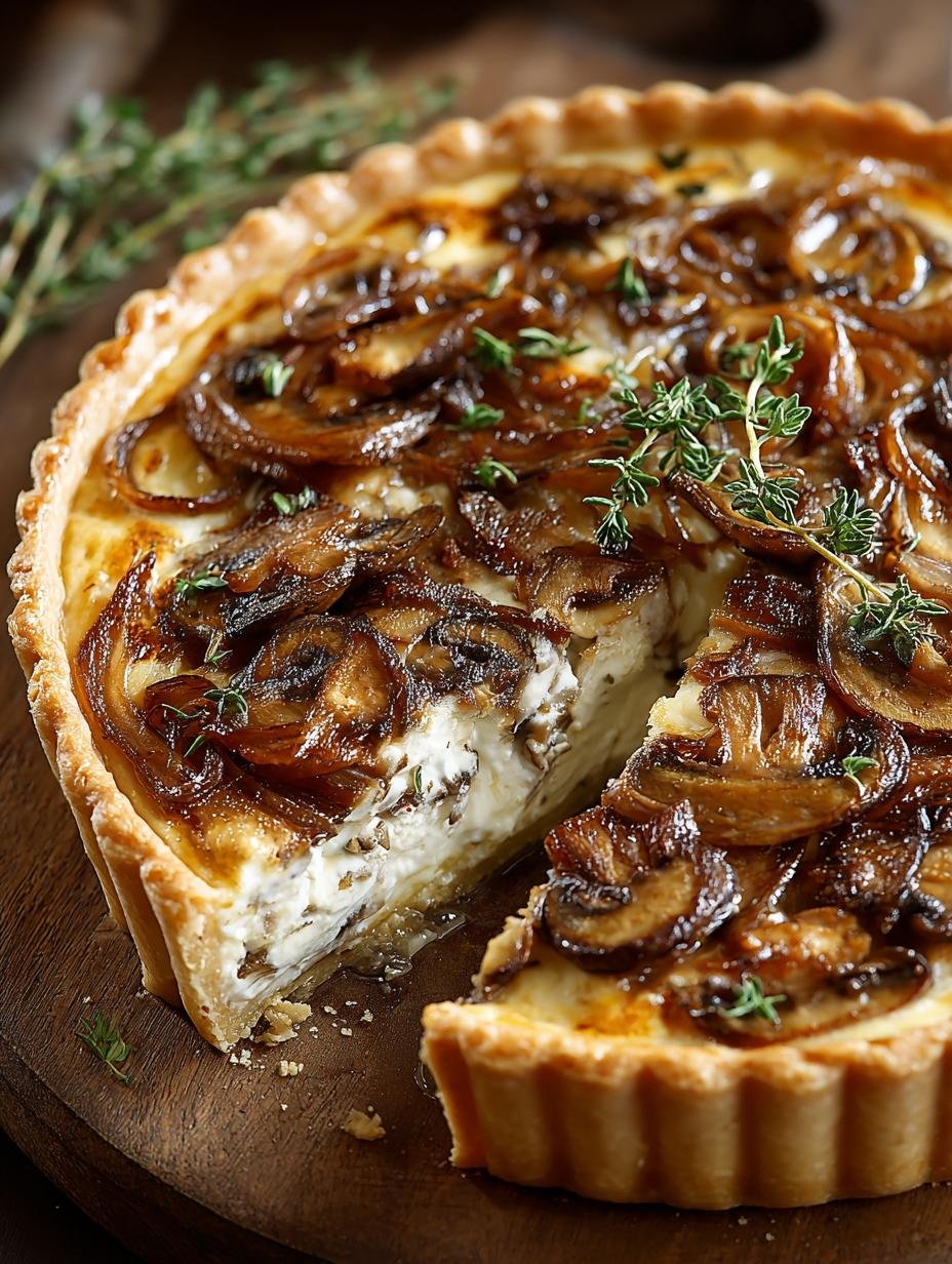 Onion Mushroom Tart: 8 Reasons to Love This Delicious Dish - Onion Mushroom Tart - main visual representation
