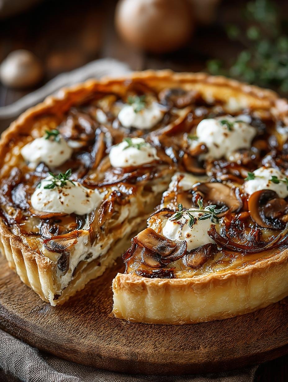 Onion Mushroom Tart: 8 Reasons to Love This Delicious Dish - Onion Mushroom Tart - additional detail