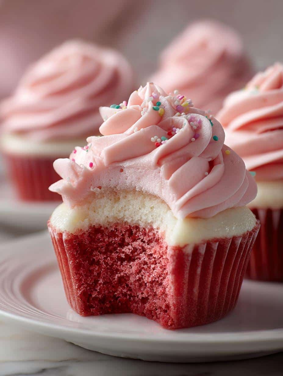 Delightful Pink Velvet Cupcakes for Every Occasion - Pink Velvet Cupcakes - main visual representation