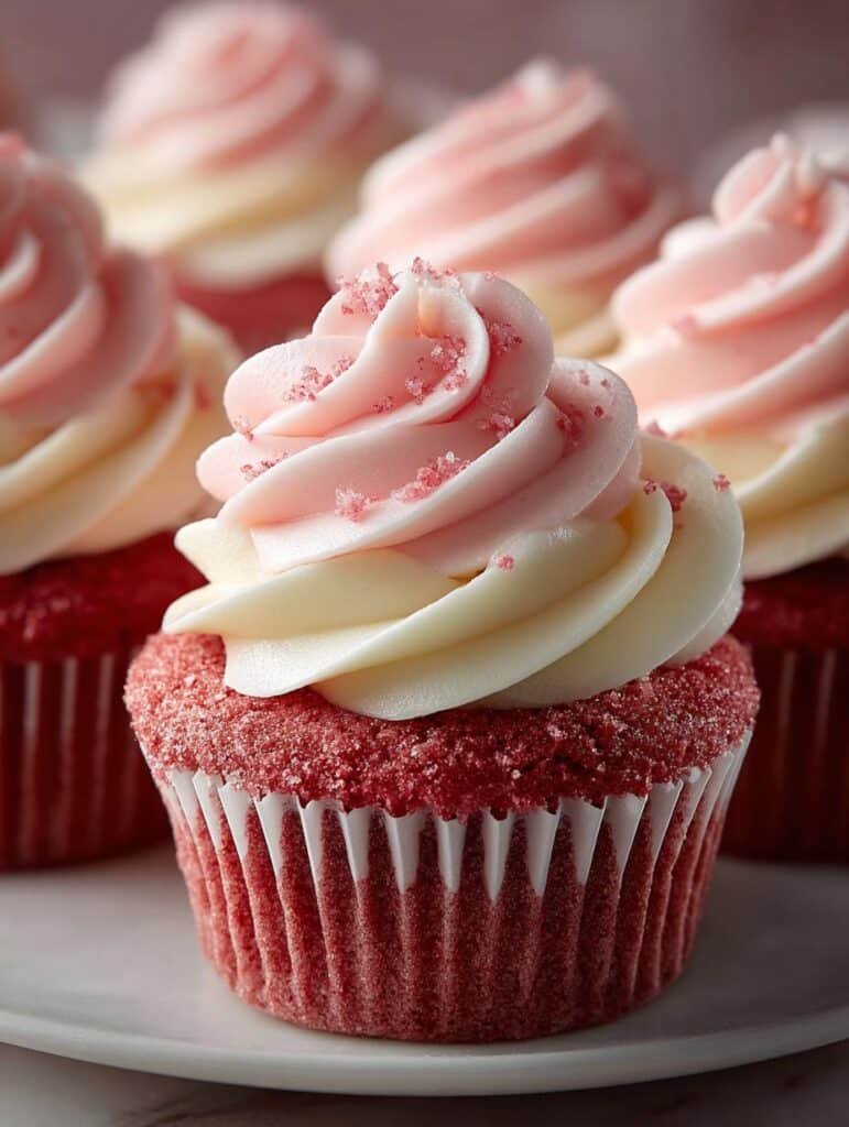 Pink Velvet Cupcakes