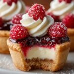 Raspberry Cheesecake Cookie Cups
