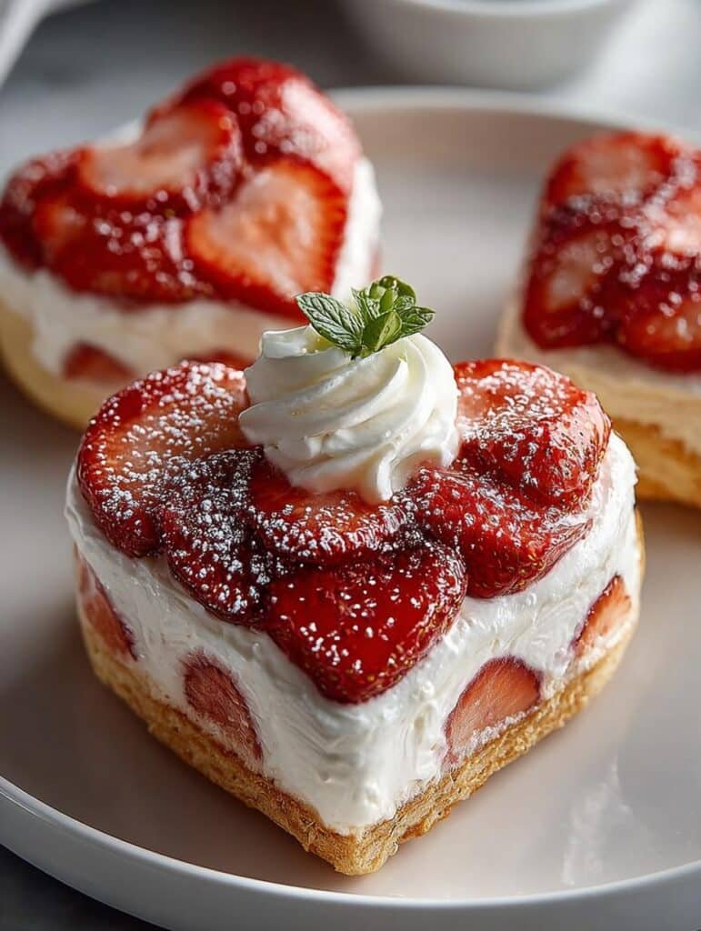 Strawberry Cream Cheese Heart