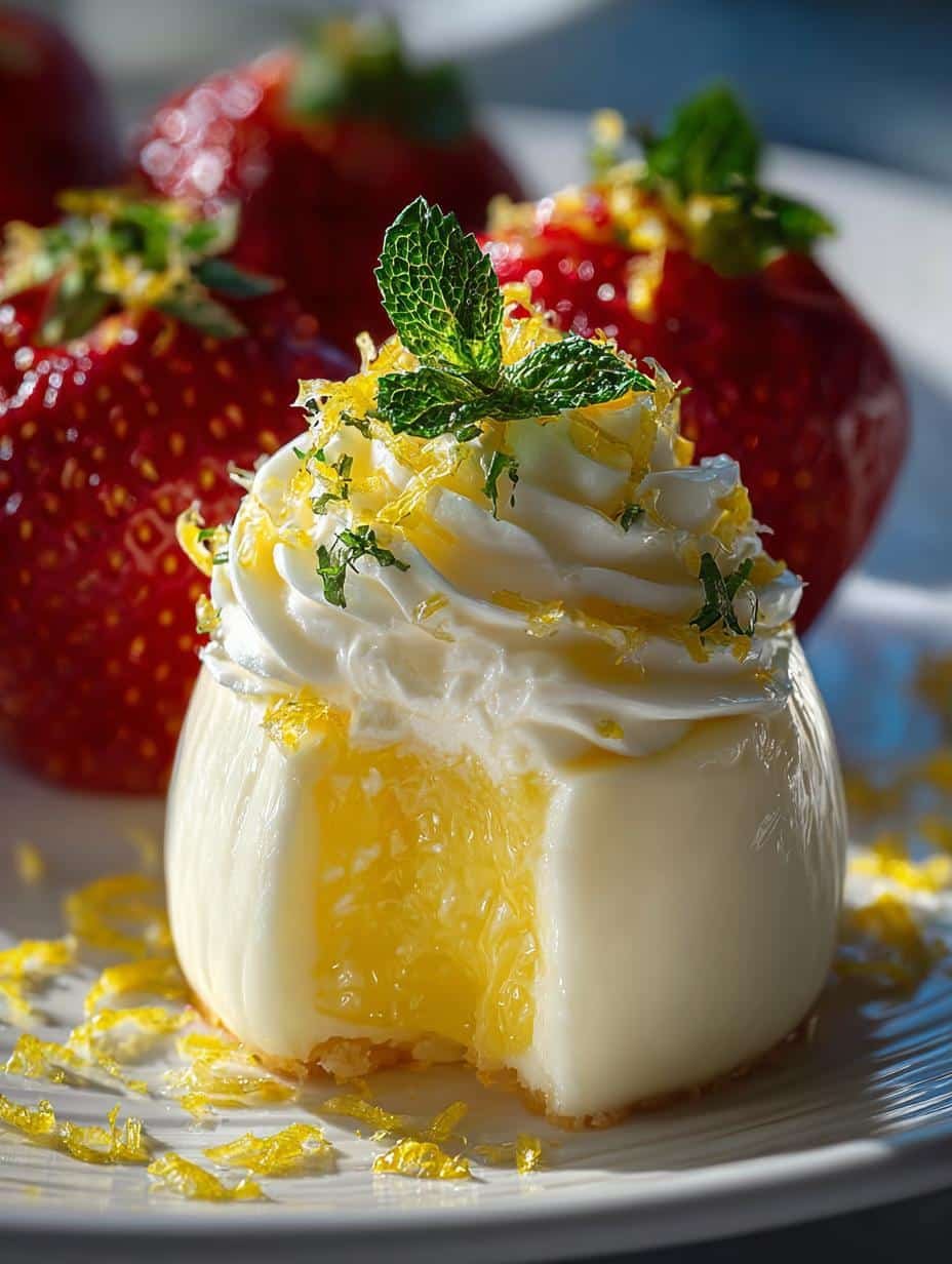 Sweet Tangy Lemon Cream: A Delectable Dessert Delight - Sweet Tangy Lemon Cream - main visual representation