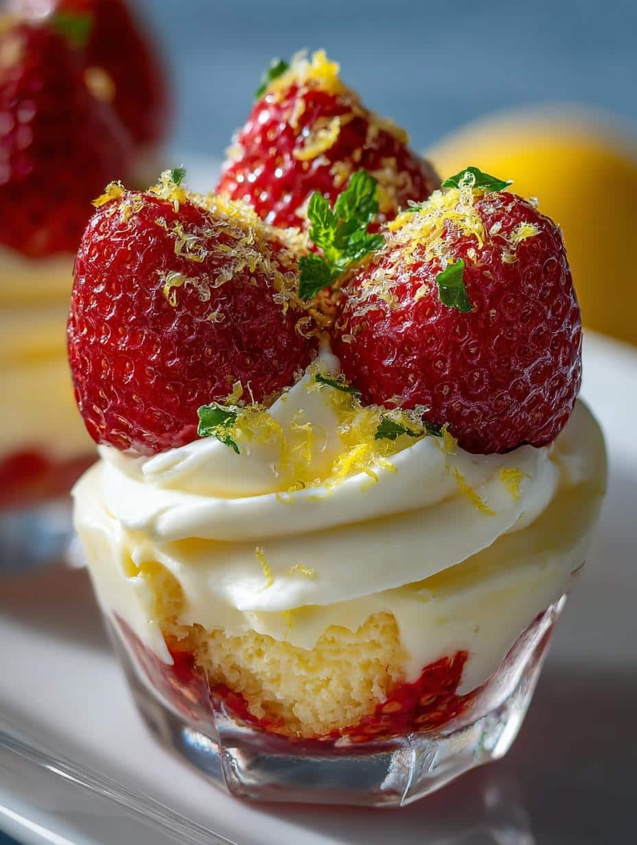 Sweet Tangy Lemon Cream: A Delectable Dessert Delight - Sweet Tangy Lemon Cream - additional detail