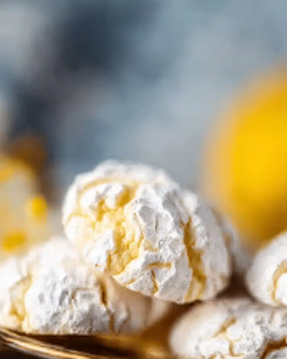 Lemon Crinkle Cookies