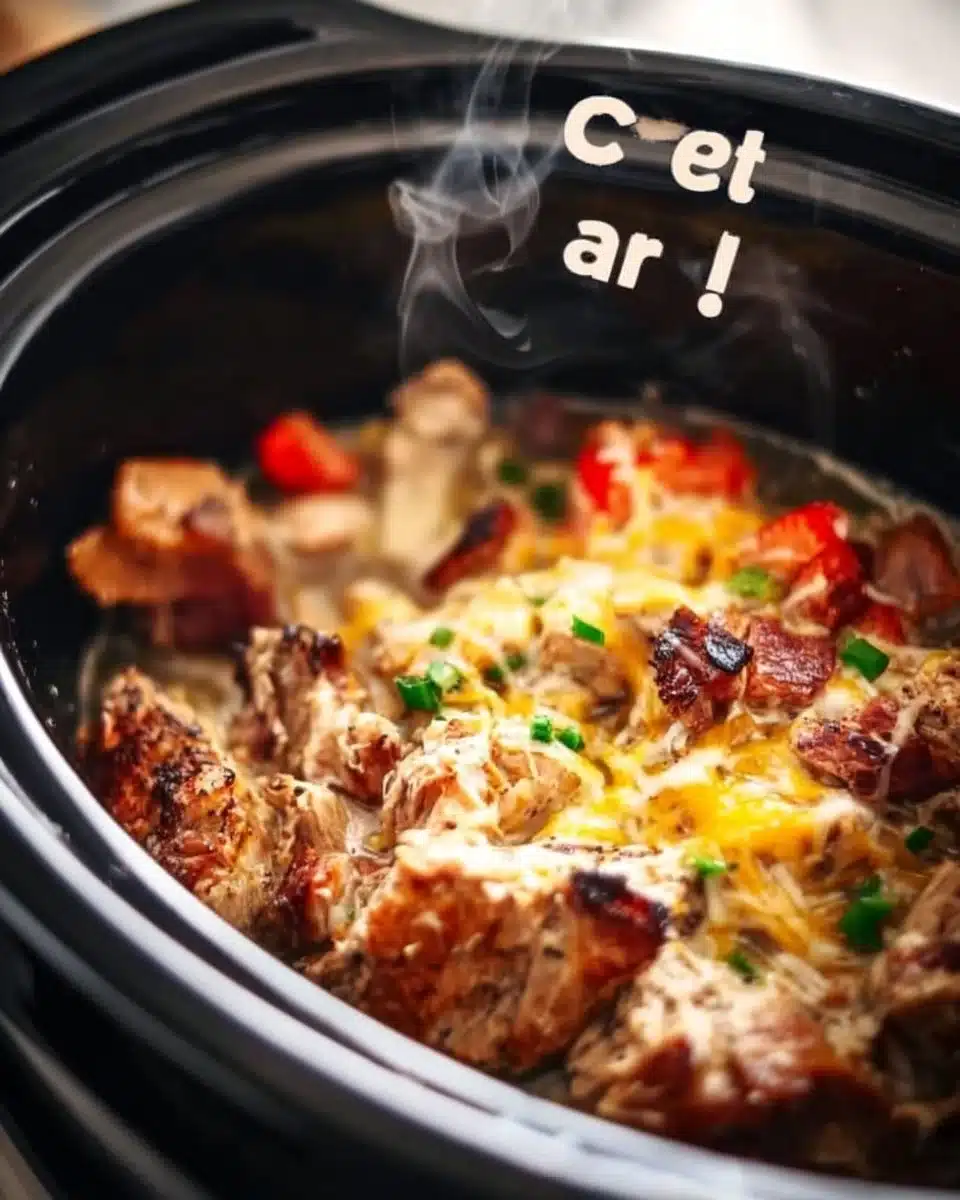 Cheap 5 Ingredient Crockpot Dinners For a Family 1 Delicious 5 ingredient Crockpot dinners for families sitting on a dinner table