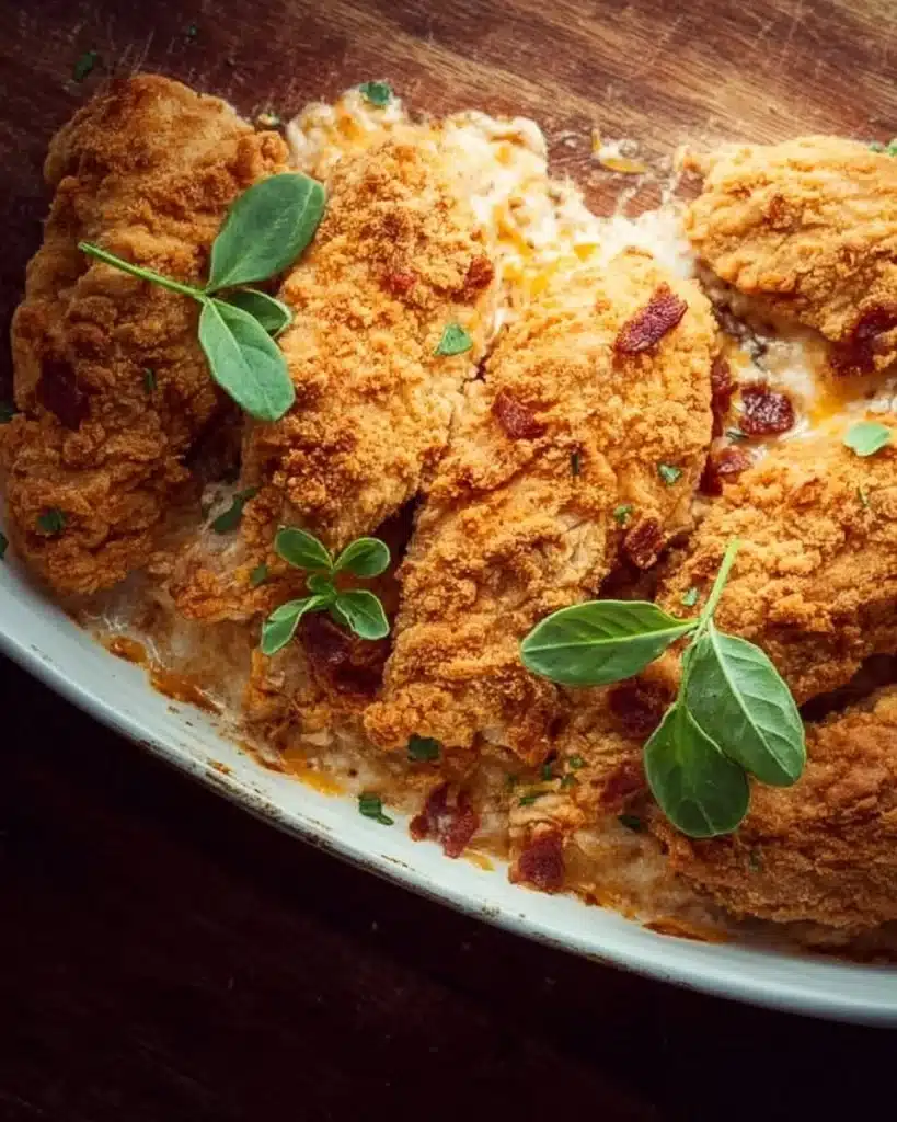Delicious Crack Chicken served in a bowl, showcasing creamy sauce and tender meat.