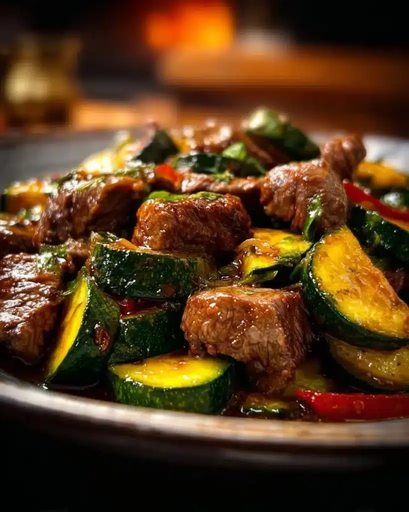 Delicious Garlic Butter Steak Bites served on a plate