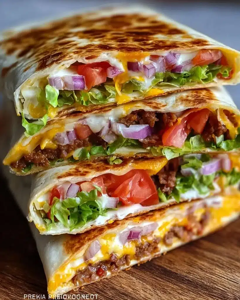 Delicious Keto Crunchwraps - low-carb and easy to make for a ketogenic diet