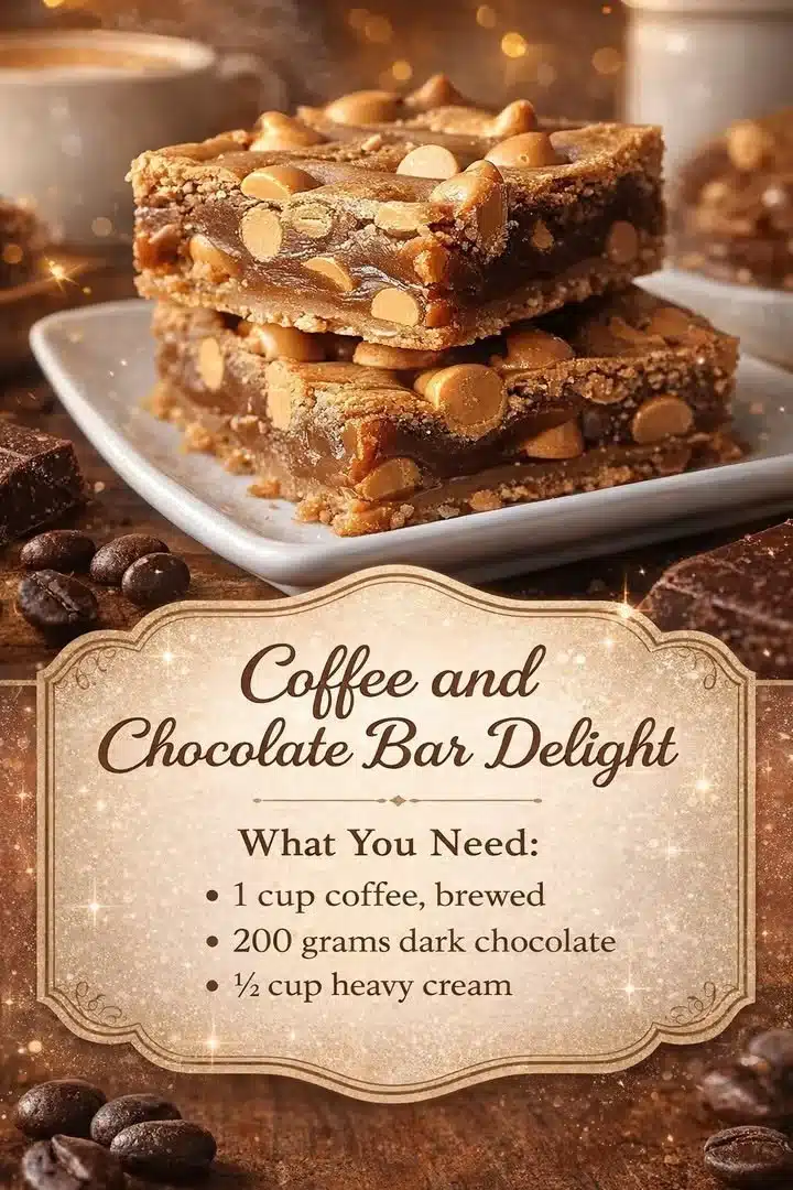 Delicious Coffee and Chocolate Bar Delight showcasing rich flavors
