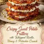 Crispy Sweet Potato Fritters with Whipped Ricotta, Honey & Pistachio Crunch 2 crispy sweet potato fritters with whipped ricotta 2026 05 09 170344 614x1024 1