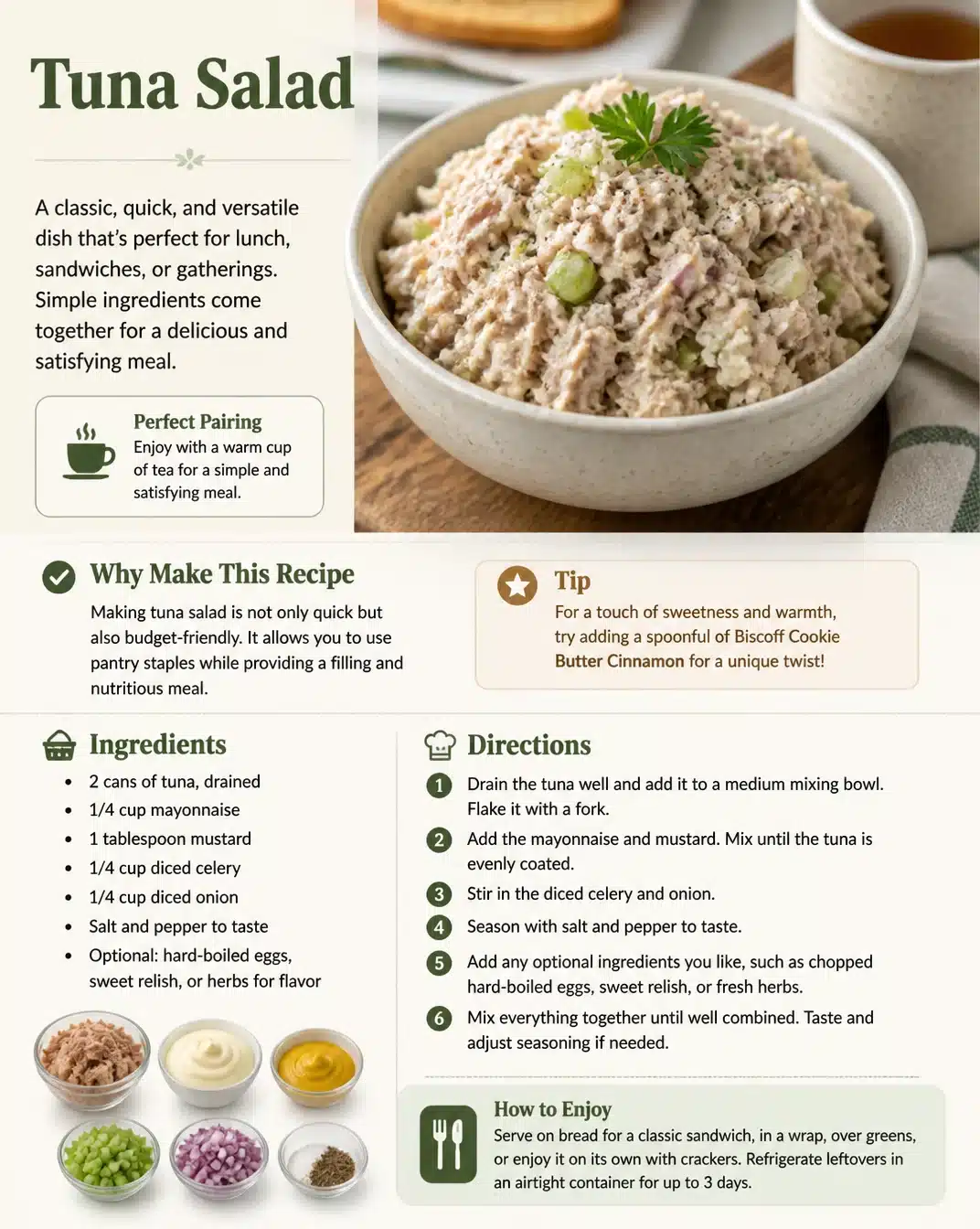 Matthew McConaughey with a bowl of delicious tuna salad recipe