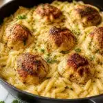 Skillet Chicken Meatballs with Orzo 2 skillet chicken meatballs with orzo 2026 05 30 211404 817x1024 1