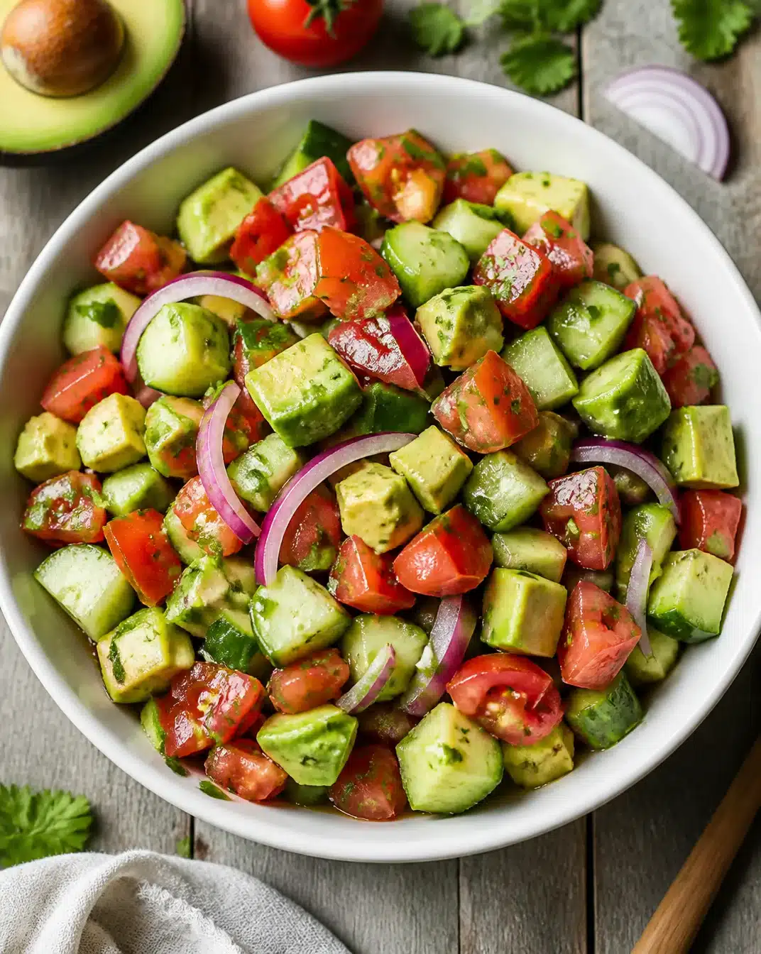 The Ultimate List of Delicious Salad Recipes 1 A variety of colorful and fresh salad recipes ready to enjoy