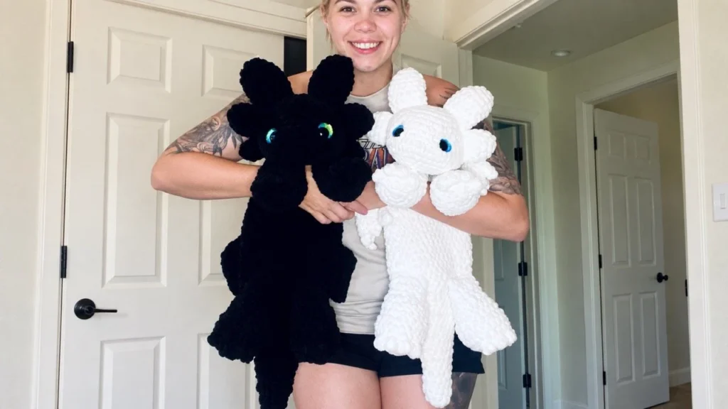 Crochet dragon pattern giant snuggle amigurumi