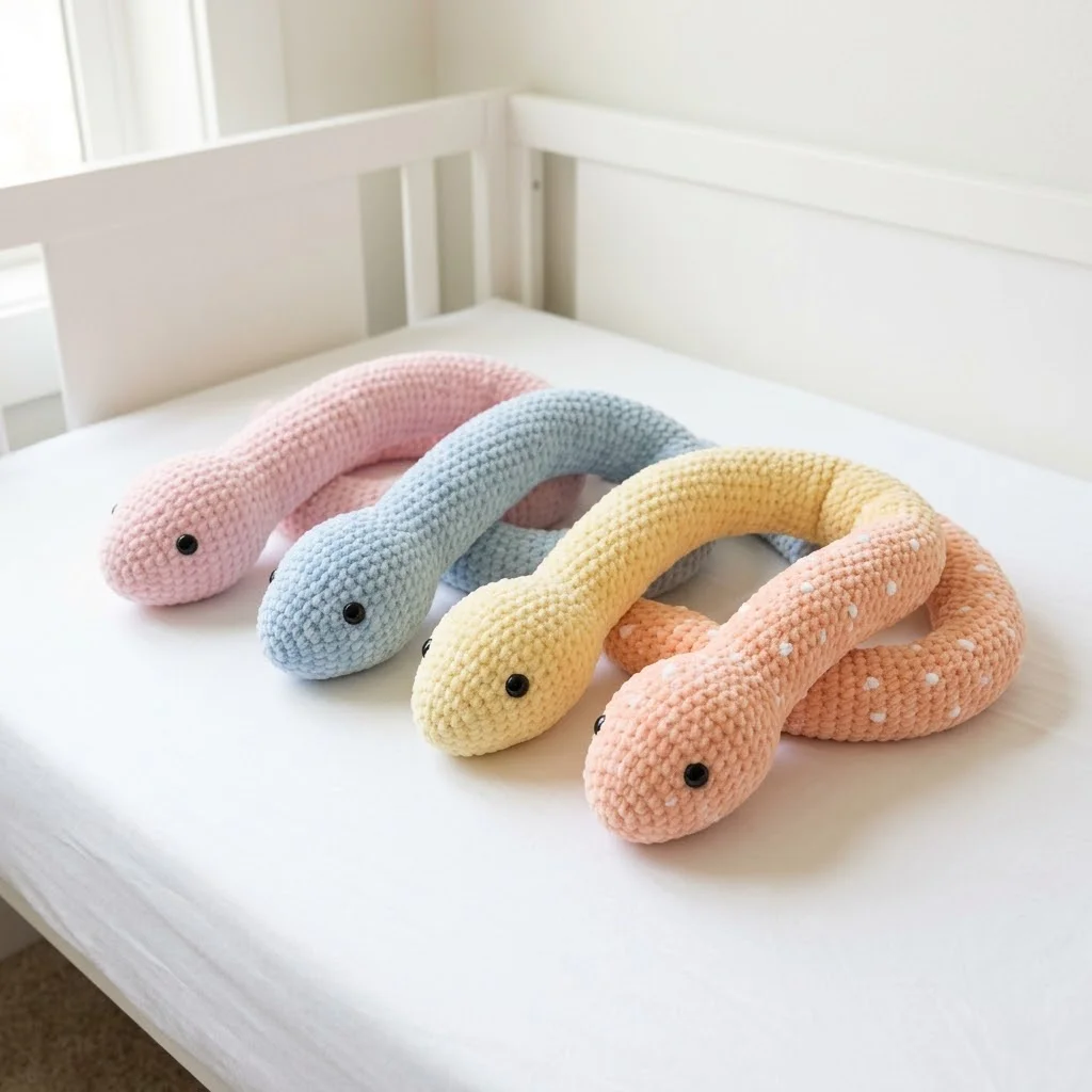 Snuggly Nursery Snake Amigurumi Free Crochet Pattern